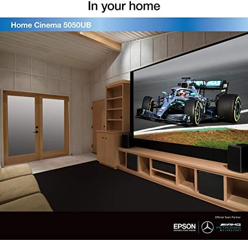 Epson Home Cinema 5050UB 4K PRO-UHD 3-Чиповый проектор с поддръжка на HDR, Бял
