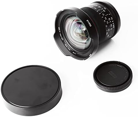 Meike 8 мм F2.8 Сверхширокоугольный обектив с ръчно фокусиране с нулево изкривяване, Съвместим с беззеркальными камери Olympus Panasonic MFT