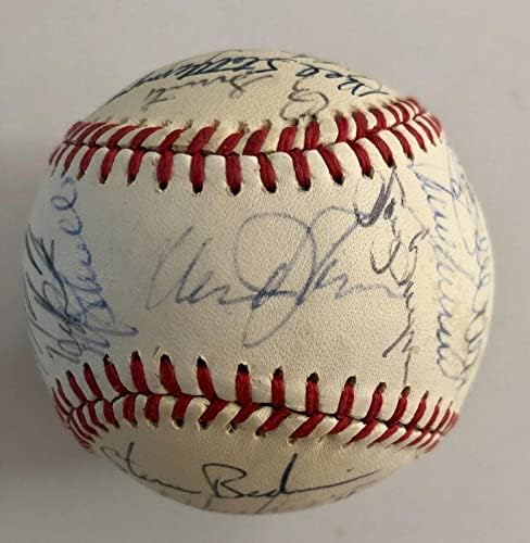 1987 Отбор на звездите на Националната лига подписа на топката 29 пъти - ПИСМО GWYNN / КАРТЪР JSA - Бейзболни топки с автографи