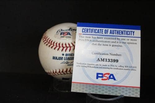 Бейзболен автограф с автограф Били Уилямс (HOF 87) Auto PSA/DNA AM13399 - Бейзболни топки с автографи
