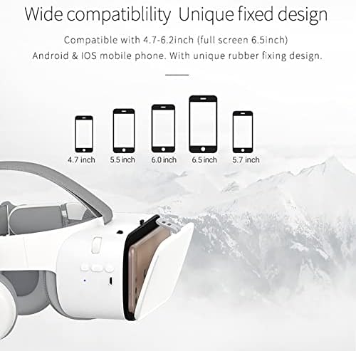 Полноэкранные очила за виртуална реалност Очила за 3D VR С дистанционно управление, Оригинални Стерео 3D VR Очила за iPhone 14 13