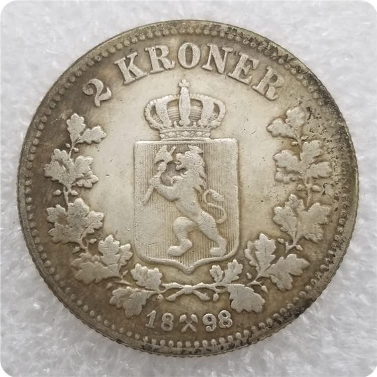 Норвегия 1893,1896,1898,1900,1903 Норвегия 2 КРОН