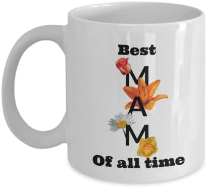 Най-добрата кафеена чаша за майка на Всички Времена, Подарък на майка ми За рождения Ден, Ден на майката, Жената, ден, Годишнина (11 грама)