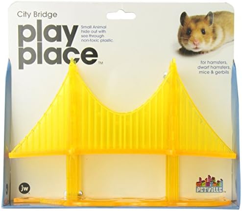 JW Пет Company Игралното Място на Градския Мост Малка Играчка За животните