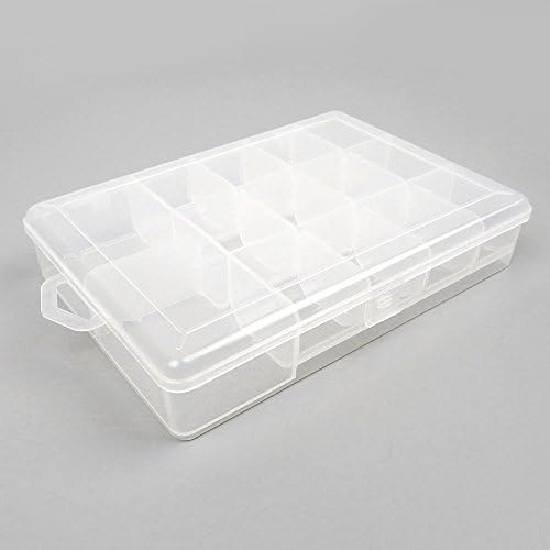 BOX022 Прозрачни Мъниста Кутия За Принадлежности Риболовна Стръв Бижута Дизайн Ноктите на Малките Детайли на Дисплея Пластмасов