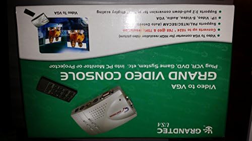 Конвертор Svideo от видео в VGA конзоли GRANDTEC GVC-1000 Grand Video Console (спрян от производство производителя)