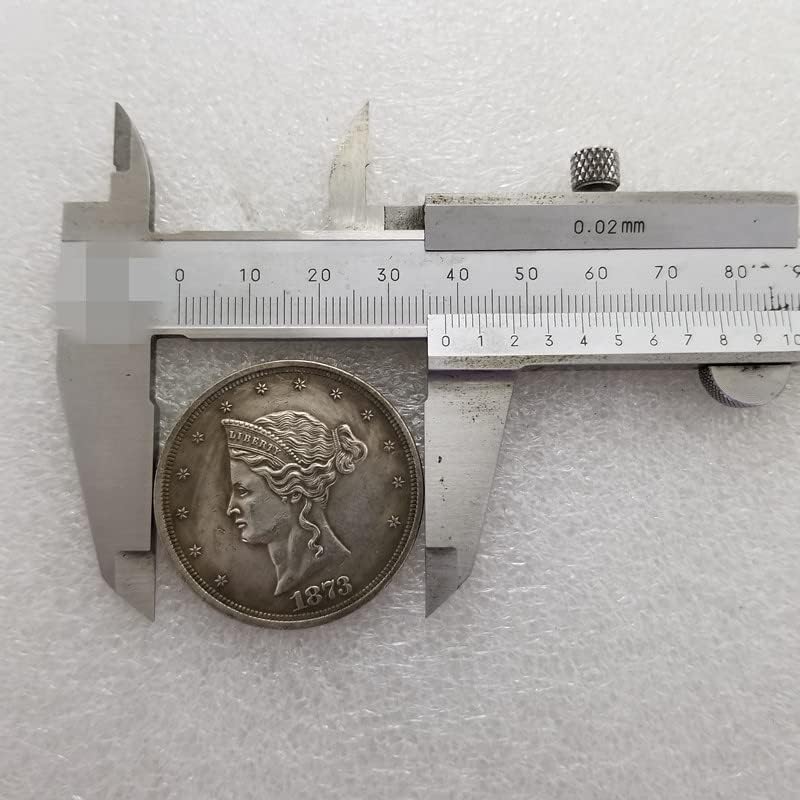Старинни Занаяти Американски 1873 Бисерный Размахване Търговски Модел Реплика Възпоменателни Монети