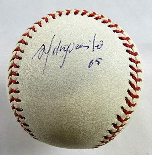 Адриан Ел Дукесито Ернандес Подписа Автограф Rawlings Baseball B95 - Бейзболни Топки с Автографи