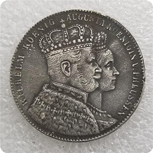 Старинни Занаяти 1861 Немска Възпоменателна Монета Събиране на монети 1895 Възпоменателна Монета