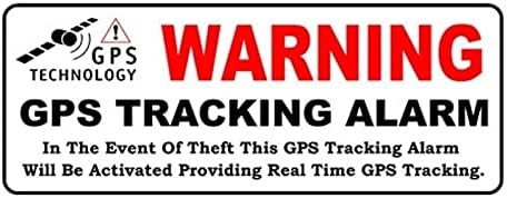 4-кратна автомобили етикет с предупреждение, алармени и GPS проследяване, индивидуална стикер