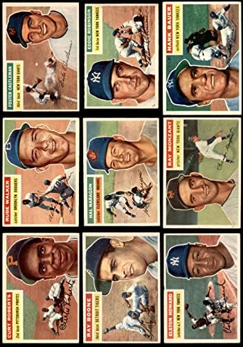 Играта топката Topps 1956 година, Почти в пълен комплект (Baseball Set) EX