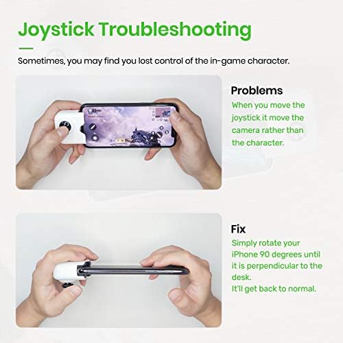 Джойстик за мобилен гейминг контролер IFYOO Яо L1 PRO за iPhone (iOS 13.4 или по-нова версия, за мобилни игри на iOS), Слот