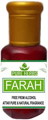 Чисти билки Farah Attar без съдържание на алкохол за мъже, Подходящ за специални случаи, партита и ежедневна употреба 100 мл