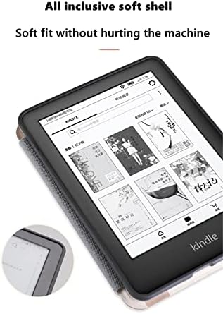 Висококачествен и здрав калъф от TPU с функция за автоматично включване / изключване на захранването, само за 6-инчов Kindle 8-то