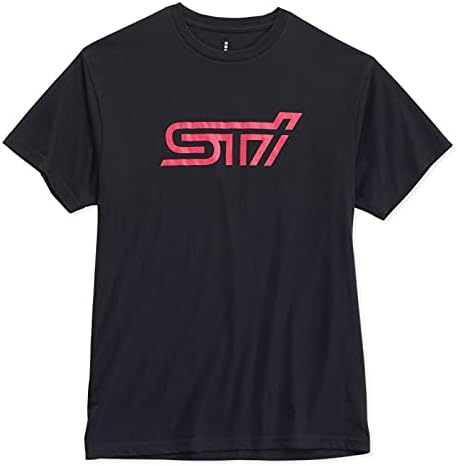 Тениска с логото на Subaru Истински STi Impreza WRX Sti Черен на цвят, размери от малки до 5X, нова за рали (голяма)