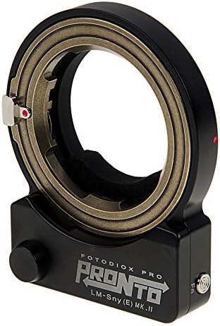 Адаптер за автоматично фокусиране Fotodiox Pro Pronto Mark II - Съвместим с обектив Leica M Mount и камери Sony E-Mount, обновен