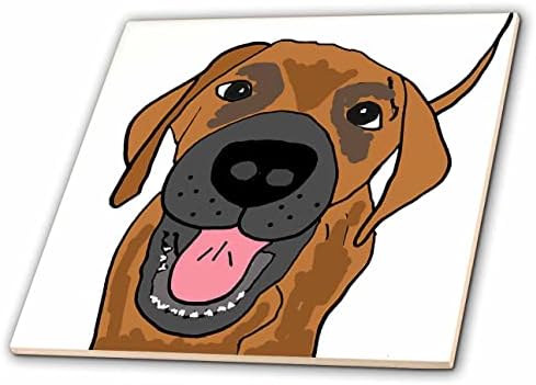 3dRose Забавно Сладко куче-спасител Laborador Звученето Mix за любителите на домашни животни - Tiles (ct-364597-7)