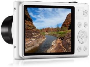Цифров фотоапарат Samsung WB30F Smart Wi-Fi, 16,2 Мегапиксела, 10-кратно увеличение, LCD дисплей 3.0 (бял)