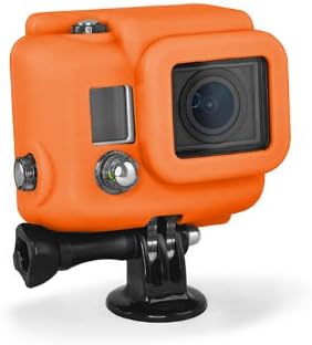 XSories силиконов калъф с капак за корпуса на камерата GoPro HERO3 и BacPac Viewer (сив)
