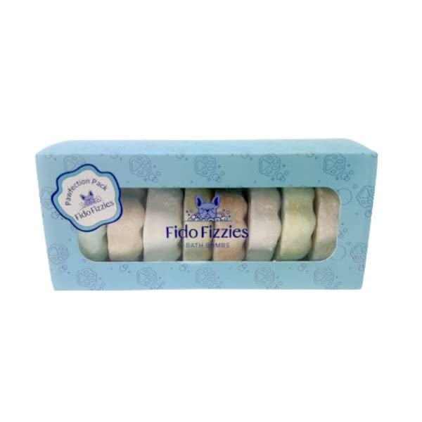 Шаро Fizzies - Луксозни бомбочки за вана за кучета, опаковъчна хартия за кучета Variety - продуктова Гама от осем (8) нашите най-популярни