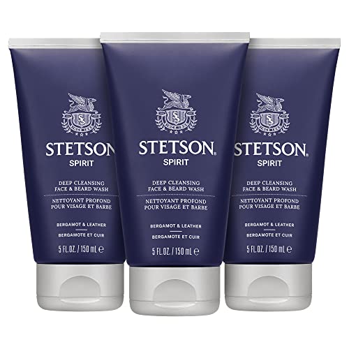 Средство За Измиване на лицето и на Брадата си SCENT BEAUTY Stetson Spirit Deep Clean 3 Опаковки