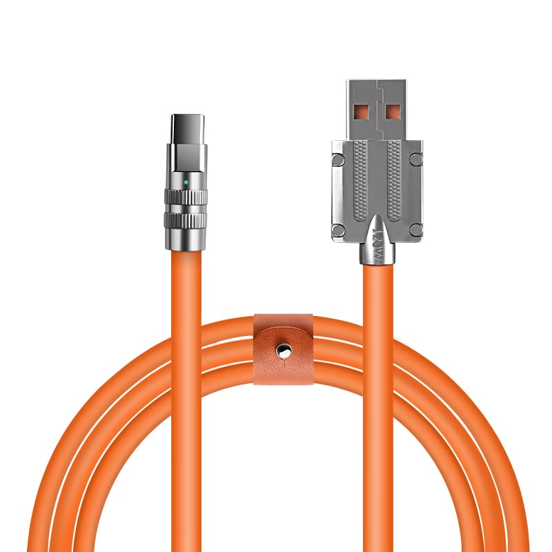 Кабел LIULANZ Type-C, за бързо зареждане 6,5 фута с джапанки, за да се свържете кабел Type C с USB Кабел, с Дълги, със Зарядно,