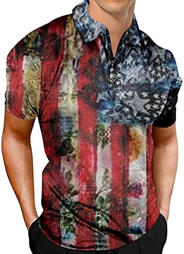 Летни Тениски Мъжки Патриотична идея Ден на Независимостта Американски Флаг Класически Приятелка Мъжка Тениска С Дълъг Ръкав