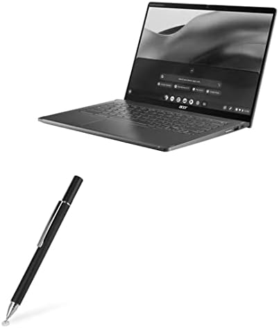 Стилус BoxWave, който е съвместим с Acer Chromebook Spin 714 (CP714-1WN) - Капацитивен стилус FineTouch, Сверхточный стилус за Acer Chromebook Spin 714 (CP714-1WN) - Черно jet black