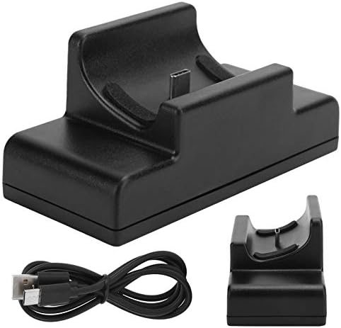 Контролер с Един Джойстик, USB Поставка за зареждане на геймпада PS5, Докинг станция за Зарядно устройство за Джойстик, Черен
