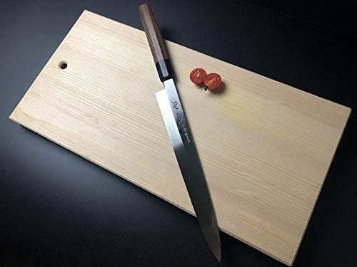 Японски Поварской Нож ARITSUGU Yanagi От Бяла Стомана Honyaki 300 мм 11,81 Палисандрово Дърво