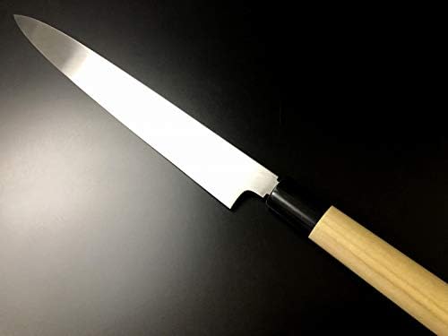 Японски Поварской Нож ARITSUGU Yanagi от Синя Стомана Honyaki 270 мм 10,62 гравирани С Името на