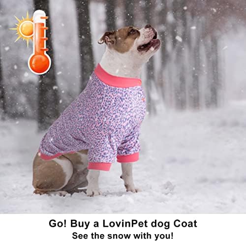 Пуловери LovinPet за домашни любимци, Удобни Палта за кучета, Подобрена е Лесна Фланелевая Зимни Дрехи за кучета, Приятна за кожата