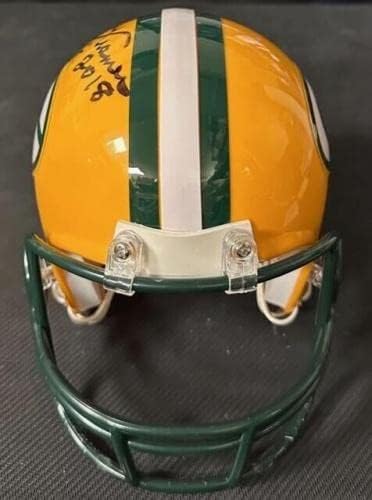 Джери Крамър Копито 2018 Подписа Мини-Каска Auto Green Bay Packers Tristar Authent - Каски NFL С Автограф