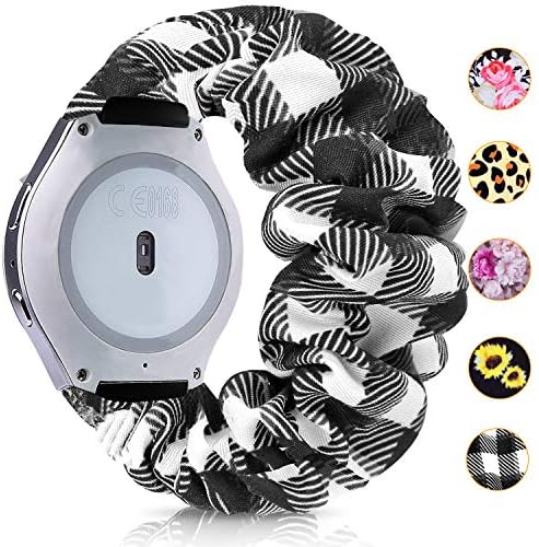 Каишка за часовник JIELIELE 20 мм и 22 мм за жени, сменяеми каишки за часовници с хубава гумена лента, съвместима с Samsung