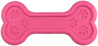 Сребърна играчка за Дъвчене за кучета Millie MKB Bone от ултра силна Найлон за Агресивни Жевателей - Розов