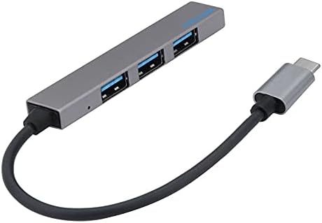 USB-Хъб WYFDP Type-C до 4, Удължител, Тънък Мини Преносим 4-Портов USB 2.0 Хъб, USB-Интерфейс за хранене, Лаптоп, Таблет, Компут