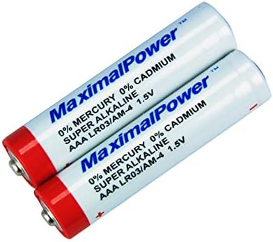 Максимална мощност (4 комплекта суперщелочных батерии LR03 / AM-4 ААА 1,5 В) - 140 минути