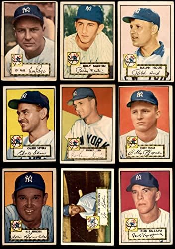1952 Топпс Ню Йорк Янкис Сет екип с ниско номер на Ню Йорк Янкис (сет) GD + Янкис