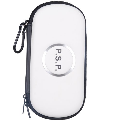 Малък Бял Твърд Пътен калъф за Sony PSP