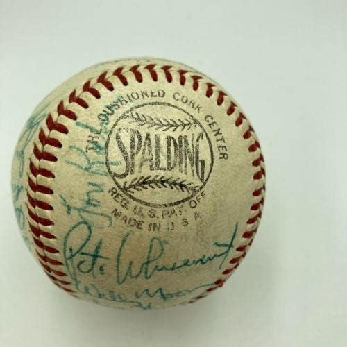 1955 Екипът на Сейнт Луис Кардиналс е Подписан договор с Националната купа бейзбол PSA DNA COA - Бейзболни топки с автографи