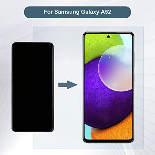 E-yiiviil Super AMOLED LCD дисплей и е съвместим с Samsung Galaxy A52 SM-A525F SM-A525M 6,5 LCD дисплей с докосване на екрана в колекцията