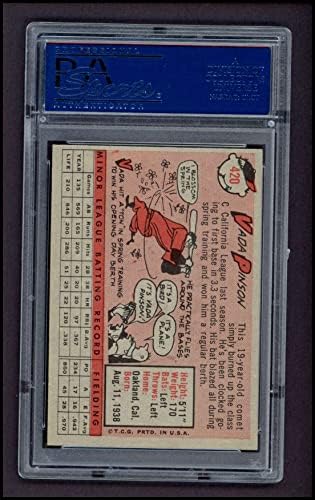 1958 Topps 420 Вада Пинсон Синсинати Редс (Бейзболна картичка) PSA PSA 7,00 Червени