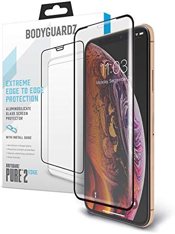BodyGuardz - Защитно стъкло Pure 2 Edge Glass за Apple iPhone Xs / X, Ультратонкая защита на екрана от закалено стъкло от край до край