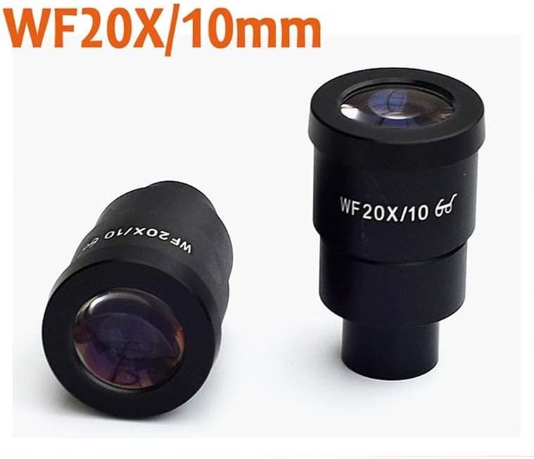 Аксесоари за микроскоп WF20X 10 мм Широкоъгълен Стереомикроскоп с оптично окуляром, размер 30 мм 30,5 мм Лабораторни консумативи (Цвят: 1бр 30,5 мм окуляр)