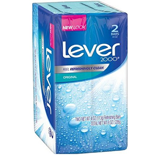 Оригинално Освежаващ сапун Lever 2000, Е Прясно, 4 грама, 2 чаени лъжици (опаковка от 5 броя)