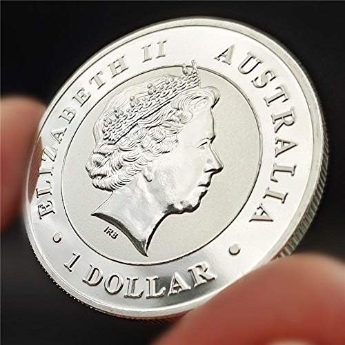 Австралийски Зимородок Възпоменателна Монета Със Сребърно Покритие Копие Криптовалюты Любителски Колекционерски Начало Декор