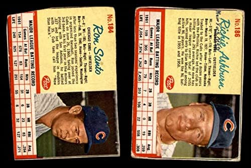 1962 Пост-Люспи Chicago Cubs Около Команден сет Chicago Cubs (Сет) GOOD Cubs