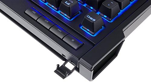 Комбинирана безжична ръчна клавиатура Corsair K63 с игри на лаптоп - Играйте с комфорта на дивана - Синя led подсветка, cherry MX