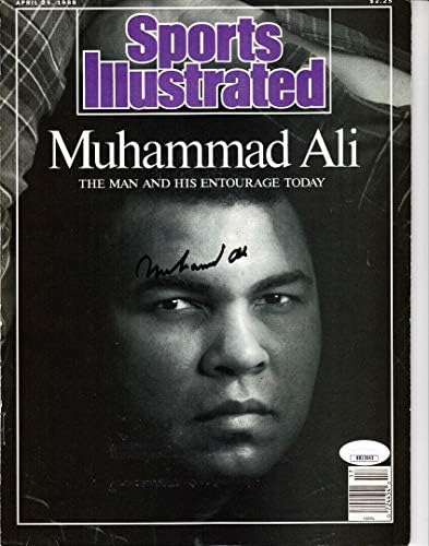 Мохамед Али автограф с автограф от 1988 Sports illustrated SI issue (JSA) - Боксови списания с автограф