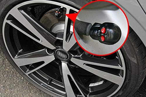 Капак клапани състав гуми Xotic Tech Капачки за джанти клапани, Автомобилни Прахозащитен Капачки за гуми, Запечатани Въздушна защита, Навинчивающаяся, лесен за употреб